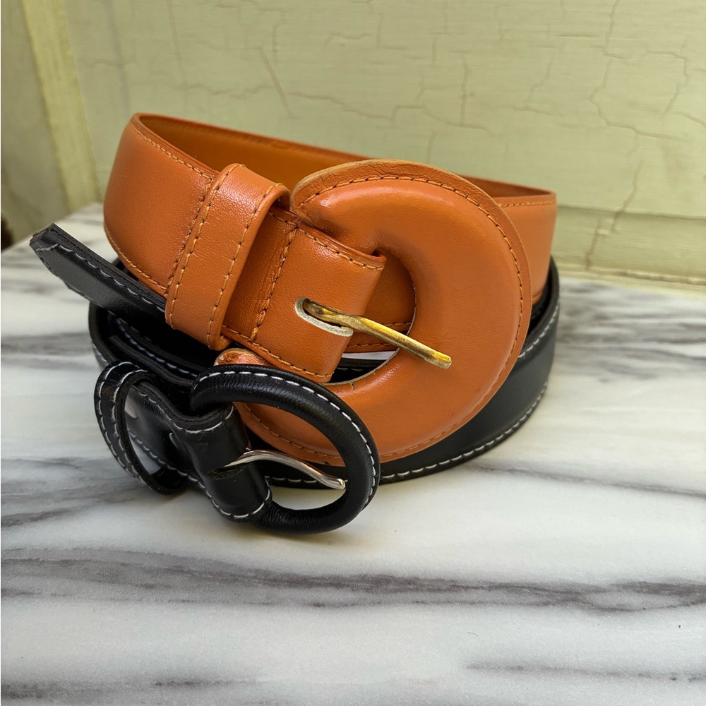 Stylish vintage Orange and Black Women's Belt